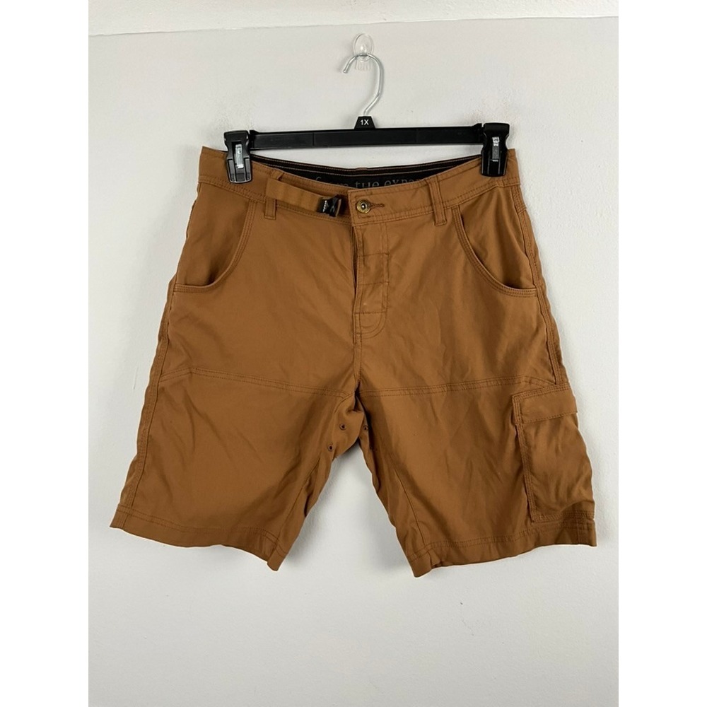 Prana Men's Brown Cargo Shorts Size 30 Outdoor Hiking Camping Casual
